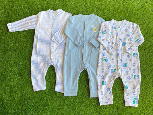 Pack Of 3 Romper Set