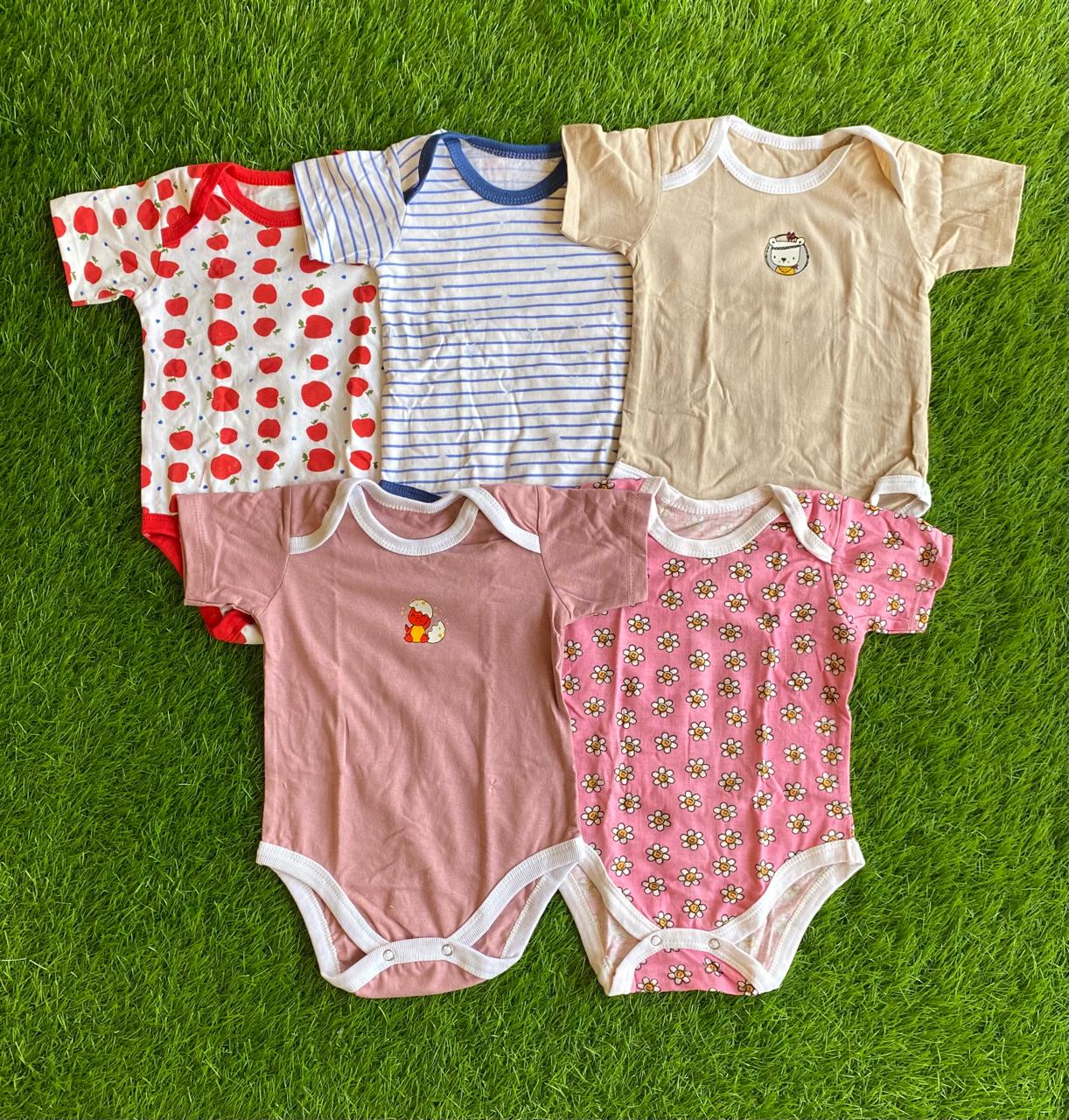 Juniors Pack Of 5 Bodysuit