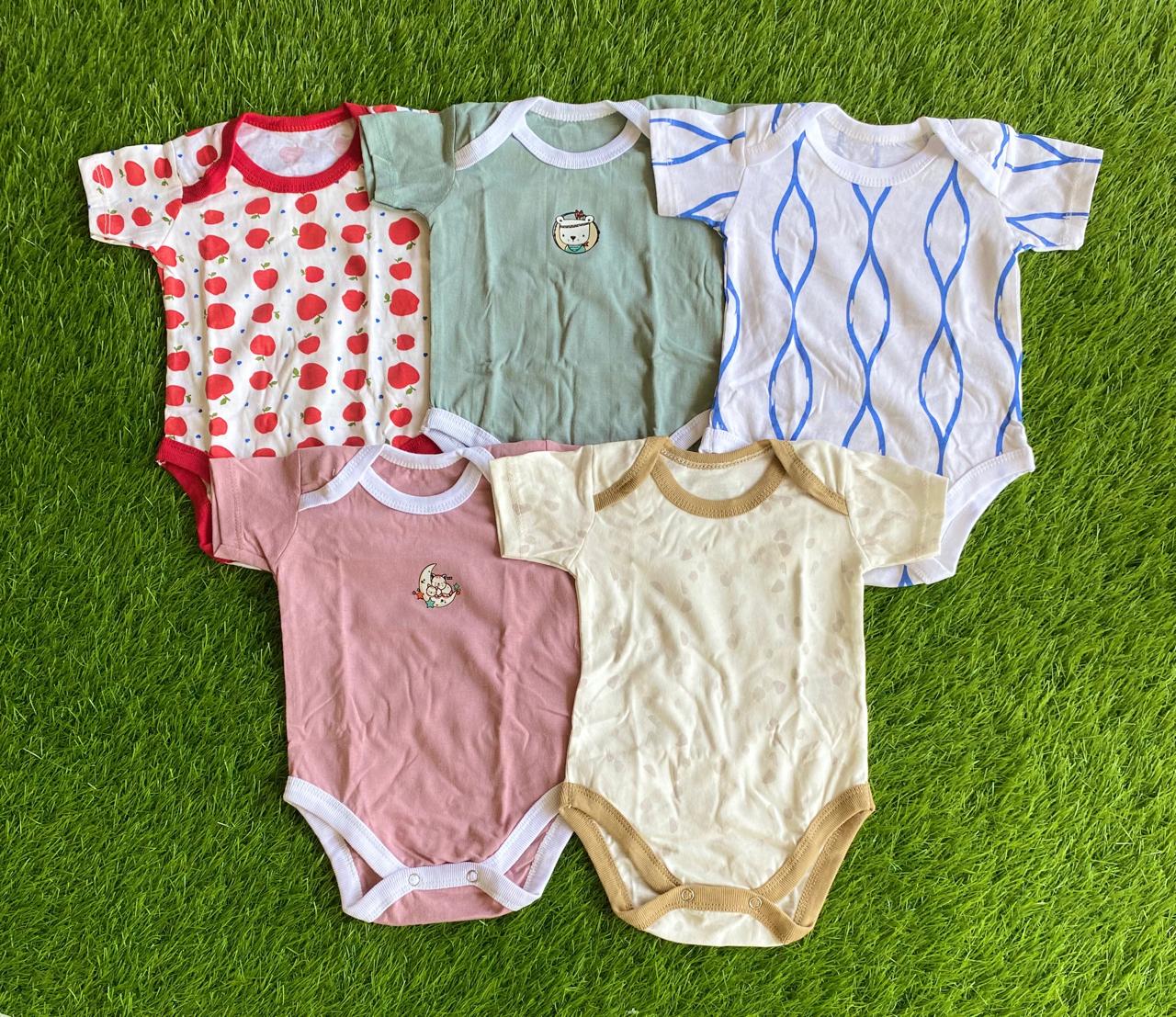 Juniors Pack Of 5 Bodysuit