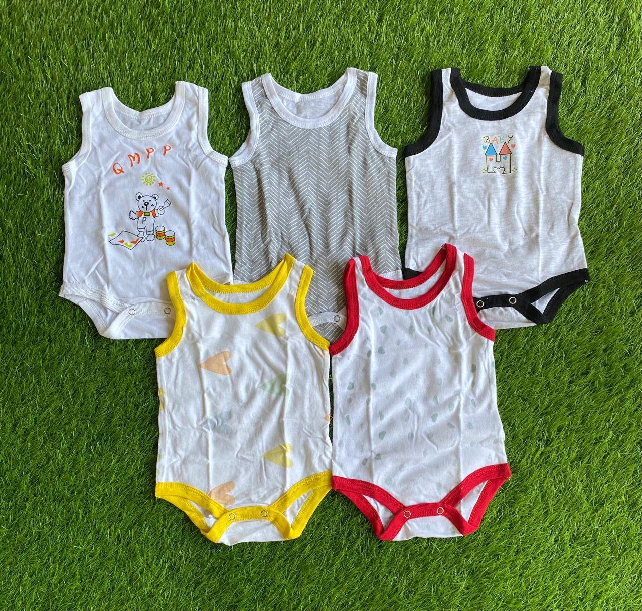 Juniors Pack Of 5 Bodysuit