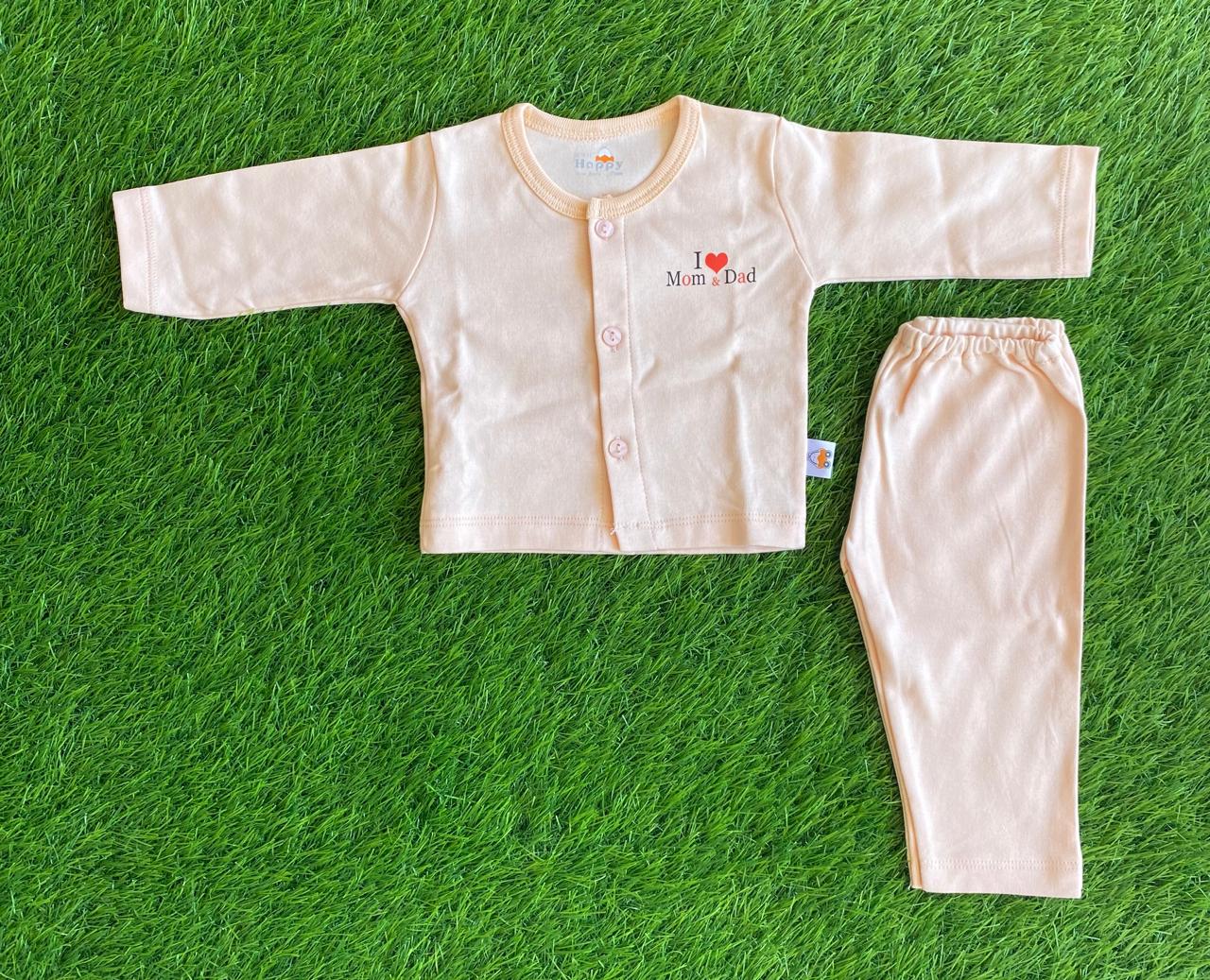 2 Pc Night Suit-Peach