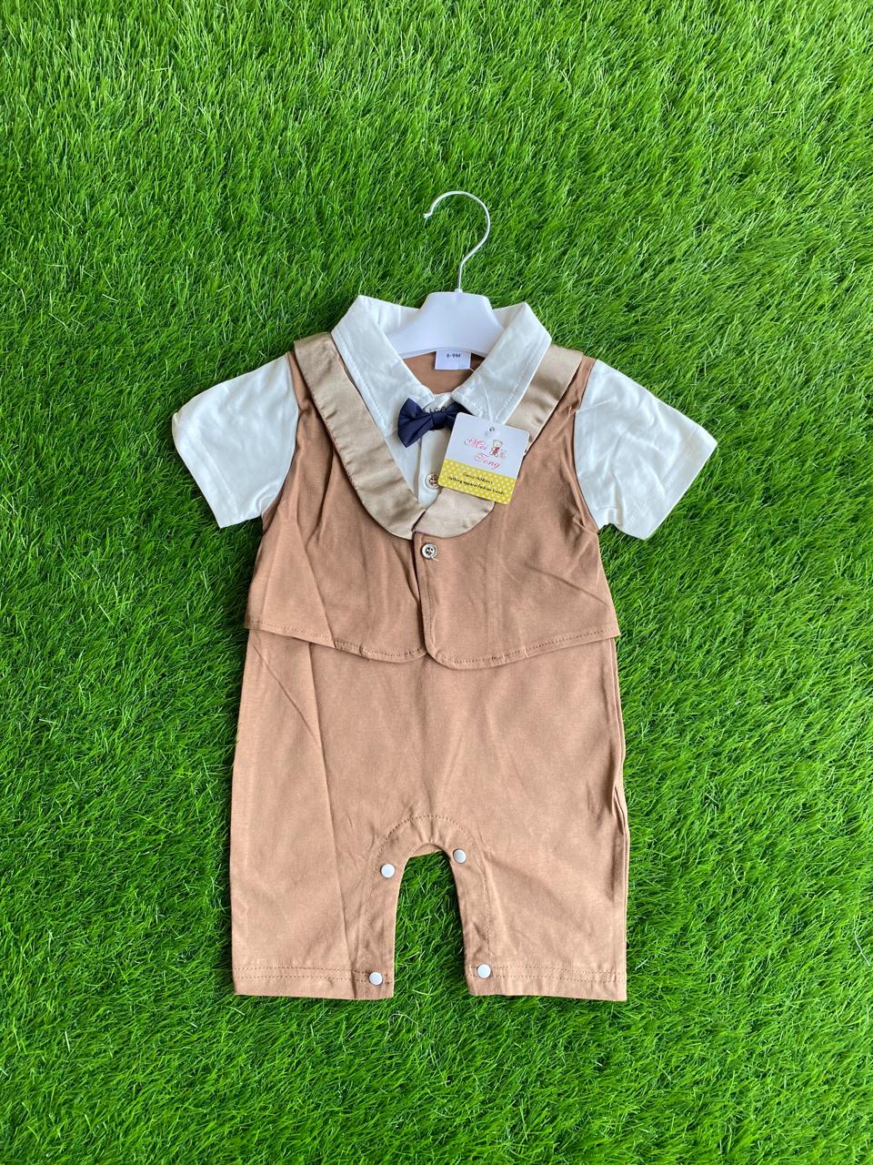 Dungaree Romper Set