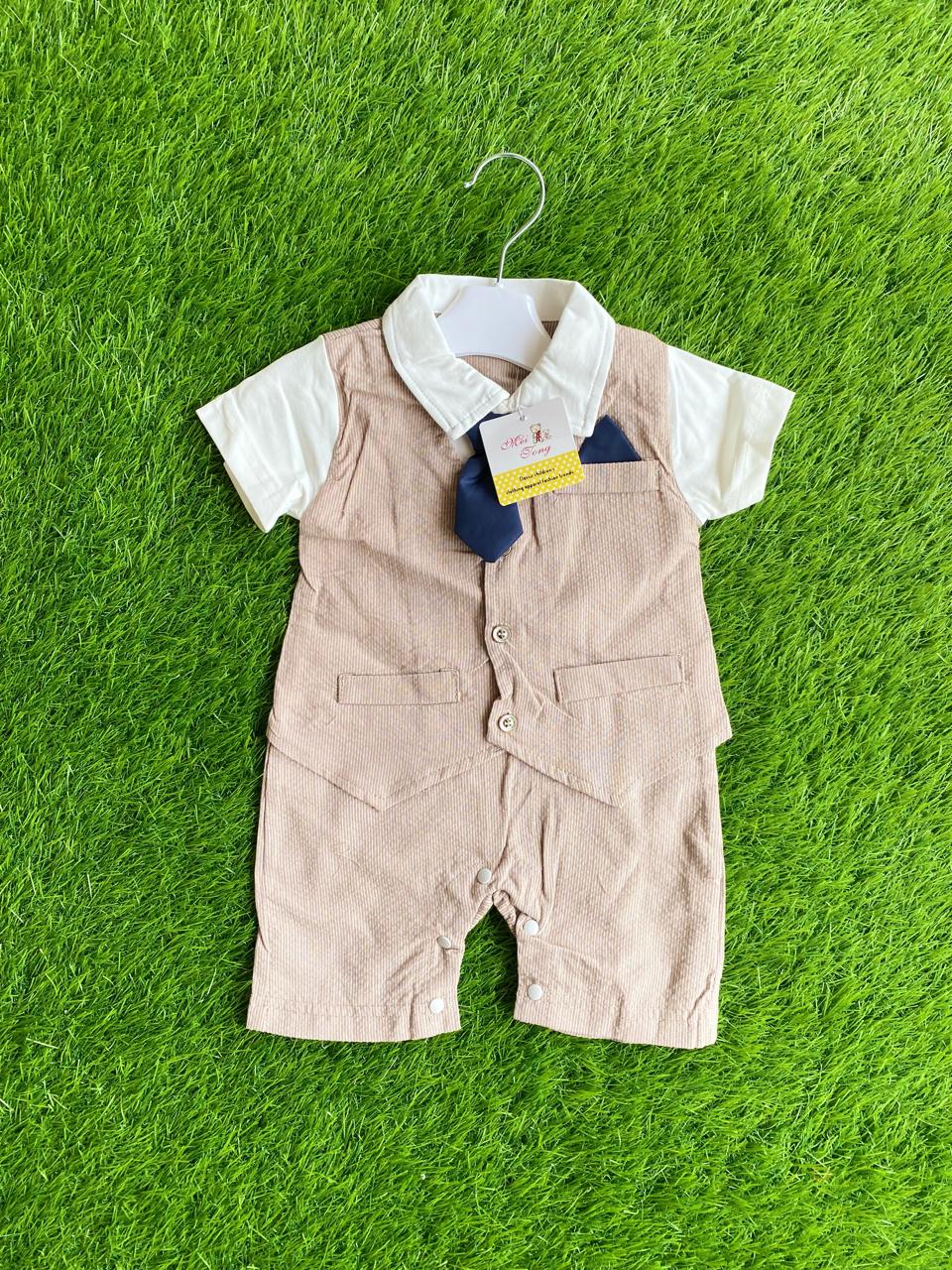 Dungaree Romper Set