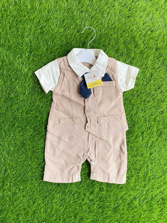 Dungaree Romper Set