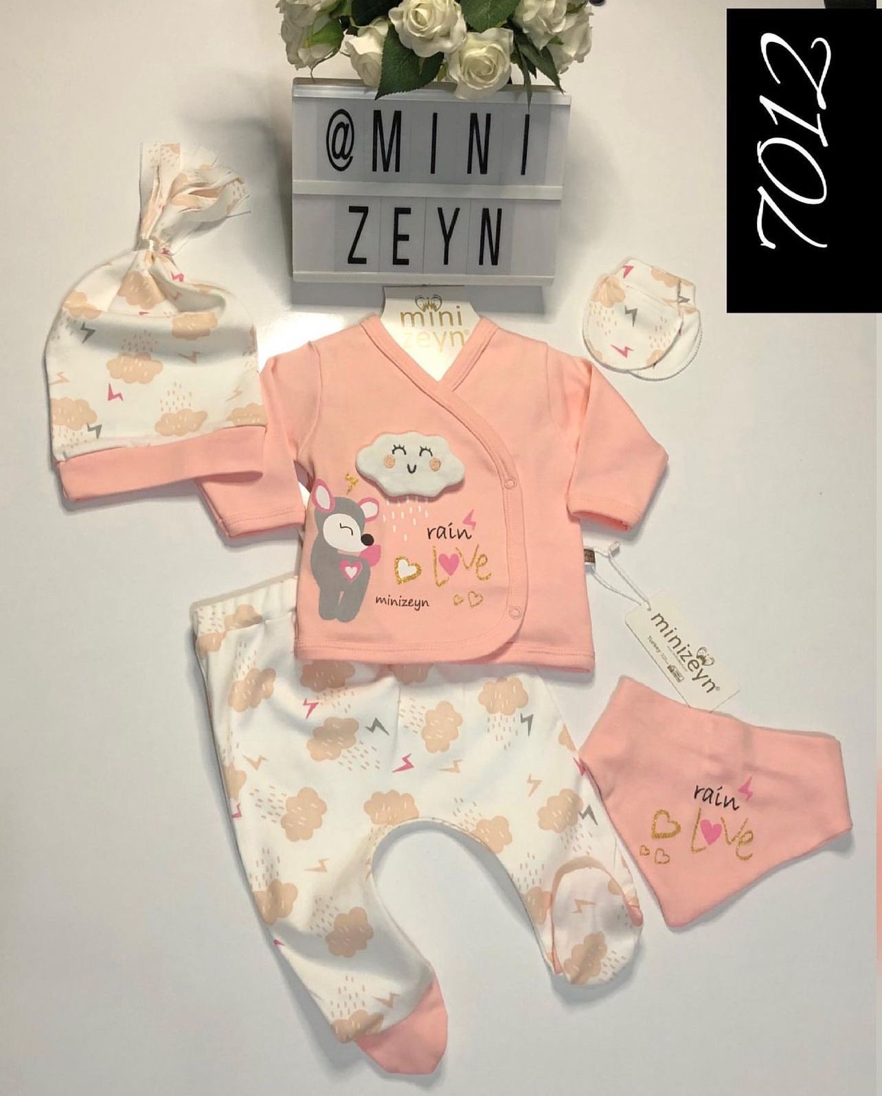 Minizeyn 5pc Set - Rain Love