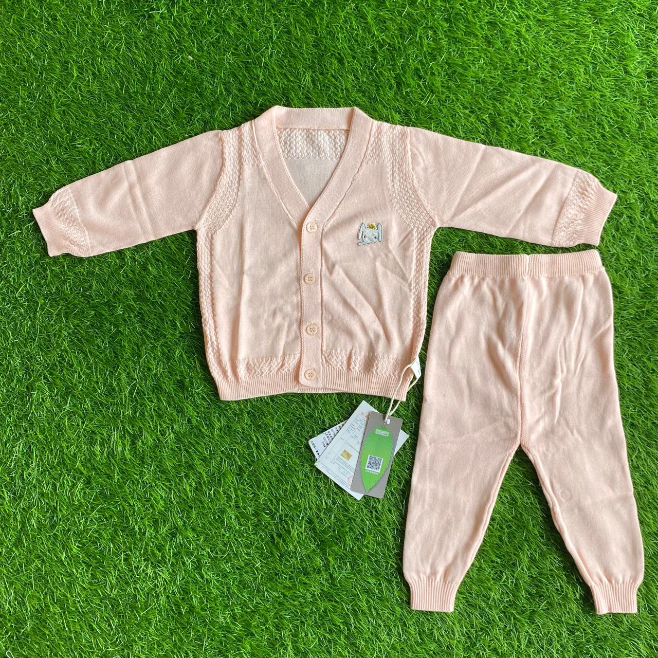 Woolen 2 Pc Suit / Pink