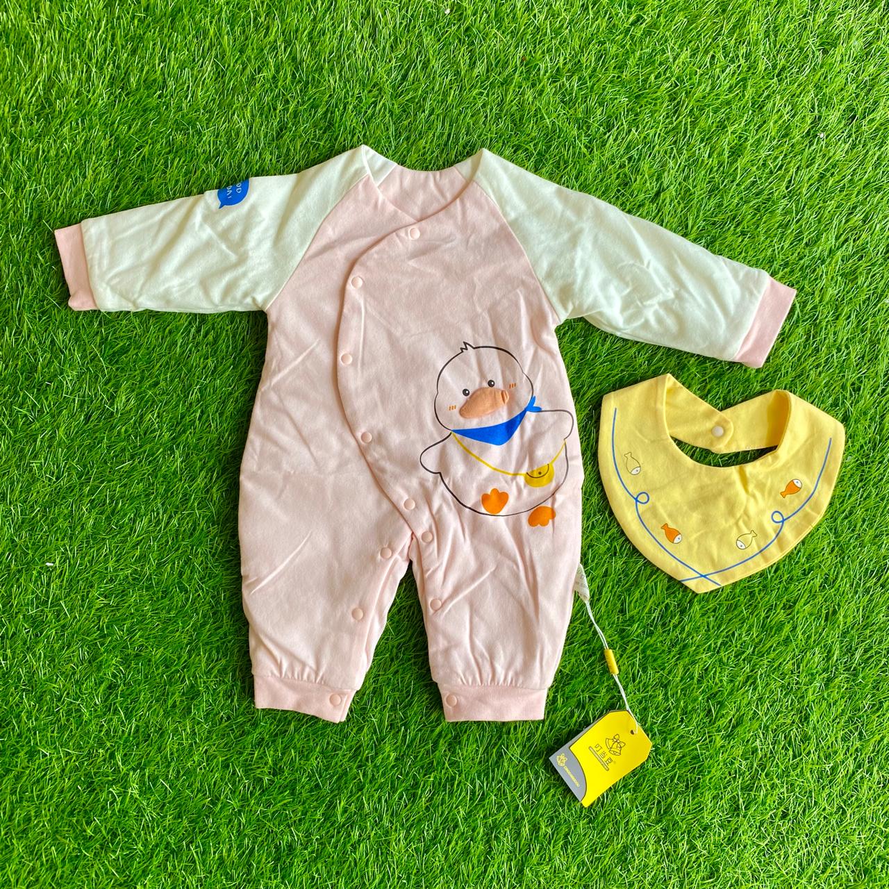 Baby Romper With Bib