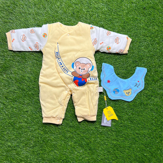 Baby Romper With Bib