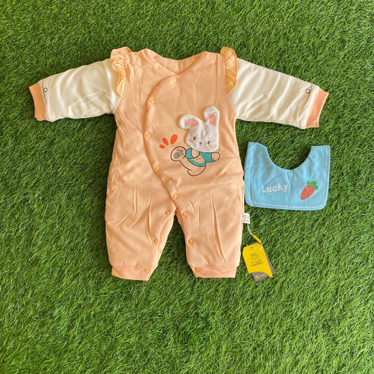 Baby Romper With Bib