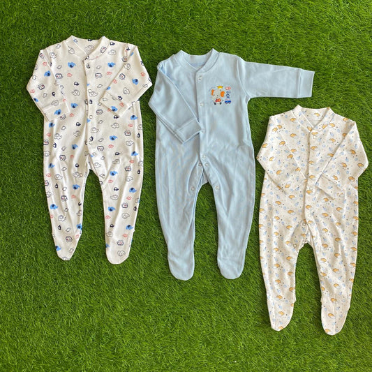 Pack Of 3 Romper Set