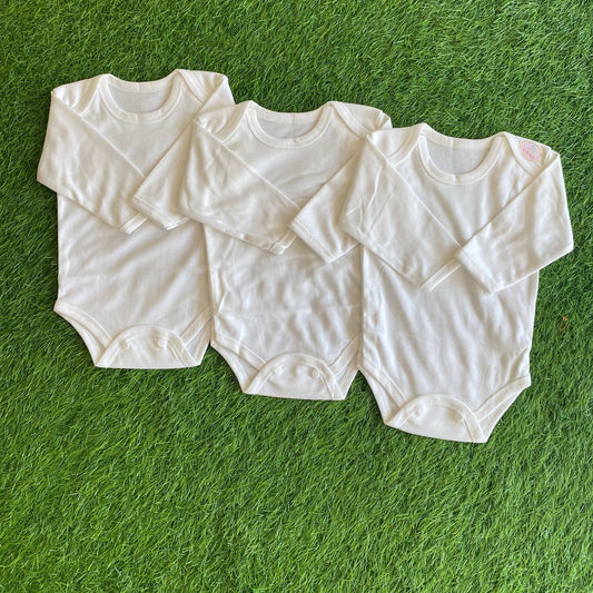 Pack of 3 Bodysuit - off white